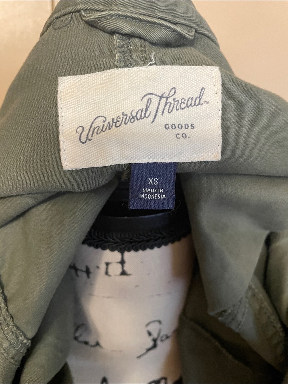 Universal Thread Olive Utility Jacket with Front Pockets - Picture 10 of 10